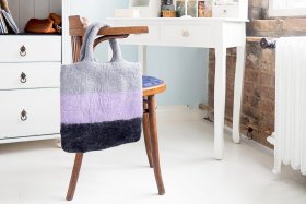 Torba z filcu Fioletowa - Feltiness