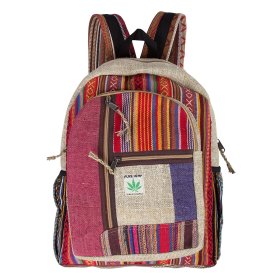 Plecak z włókien naturalnych Stripes - Feltiness