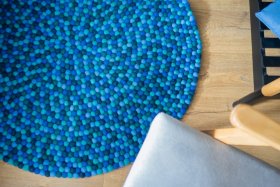 Dywan wełniany - Głębia Oceanu - Feltiness