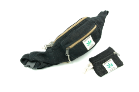 Saszetka na pas / nerka / biodrówka Black - Feltiness