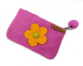 Portfel, futerał z filcu Kolorowy - Feltiness