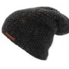 Czapka z wełny czarna