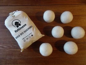 Wełniane kule do suszarki 6 szt. - Feltiness