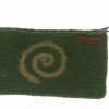Portfel, piórnik filcowy Zielony - Feltiness