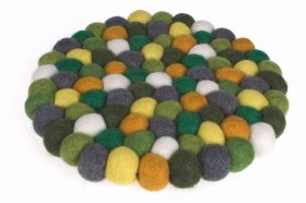 Podkładki wełniane pod filiżanki Wiosenne - Feltiness