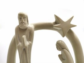 Rzeźba dekoracja Boże Narodzenie steatyt - Feltiness