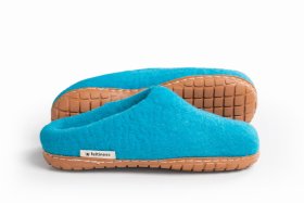 Paputy filcowe chodaki morskie z podeszwą