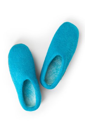 Paputy filcowe chodaki morskie z podeszwą - Feltiness