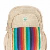 Plecak naturalny Rainbow Striped