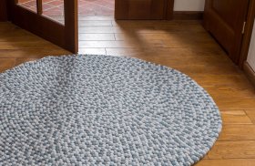 Dywan wełniany - Jasny Popiel - Feltiness