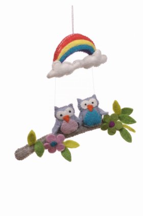 <p><span > </span></p> Wieszadełko Sowy - Feltiness