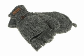 Rękawiczki wełniane z klapką bez palców - Feltiness