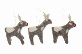 Renifer z filcowanej wełny - Feltiness