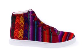 Alternative view of Trampki Inkamos Alto Rojo, oryginalne buty z Peru