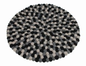 Dywanik Zimowy czarno - biały - Feltiness