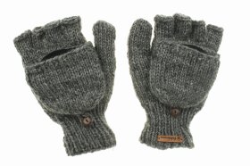 Rękawiczki wełniane z klapką bez palców - Feltiness