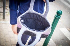 Torba z filcu Fioletowa - Feltiness