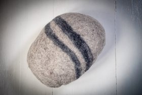 Poduszka filcowa Kamień Biały średni M - Feltiness