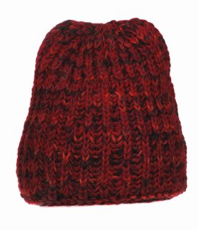 Czapka z wełny bordowa - Feltiness