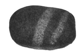 Poduszka Kamień Popiel średni wełniana M - Feltiness