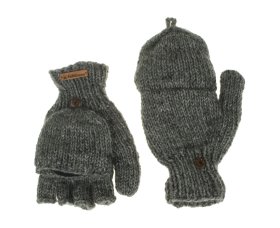 Rękawiczki wełniane z klapką bez palców - Feltiness