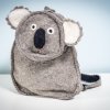 <p><span >Przepiękny dziecięcy plecak wykonany ręcznie w Nepalu z filcowanej, owczej wełny.</span></p> Plecak filcowy Koala - Feltiness