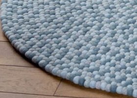 Dywan wełniany - Jasny Popiel - Feltiness