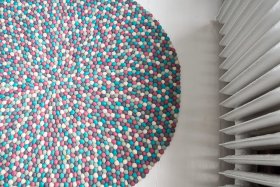 Dywan naturalny z wełny - Pastelowa Toń - Feltiness