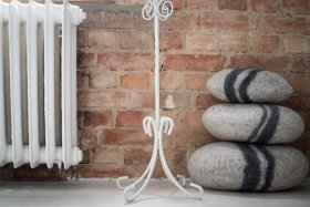 Poduszka filcowa Kamień Biały średni M - Feltiness