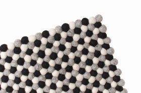 Dywan wełniany Black & White 120 x 60 cm - Feltiness