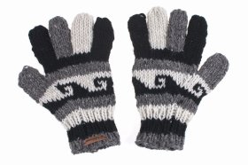 Rękawiczki wełniane wykonane ręcznie - Feltiness