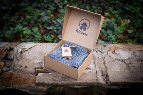 Czapka wełniana popielata - Feltiness