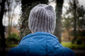 Czapka wełniana popielata - Feltiness