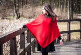 Poncho czerwone - Feltiness