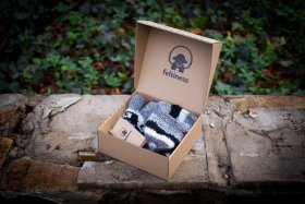 Rękawiczki wełniane z klapką - Feltiness