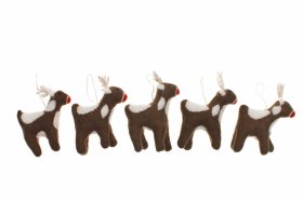 Renifer z filcowanej wełny - Feltiness